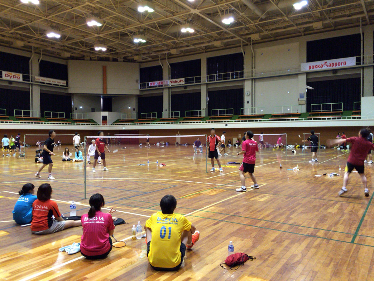 戸田市民体育祭バドミントン大会に参戦してきました。